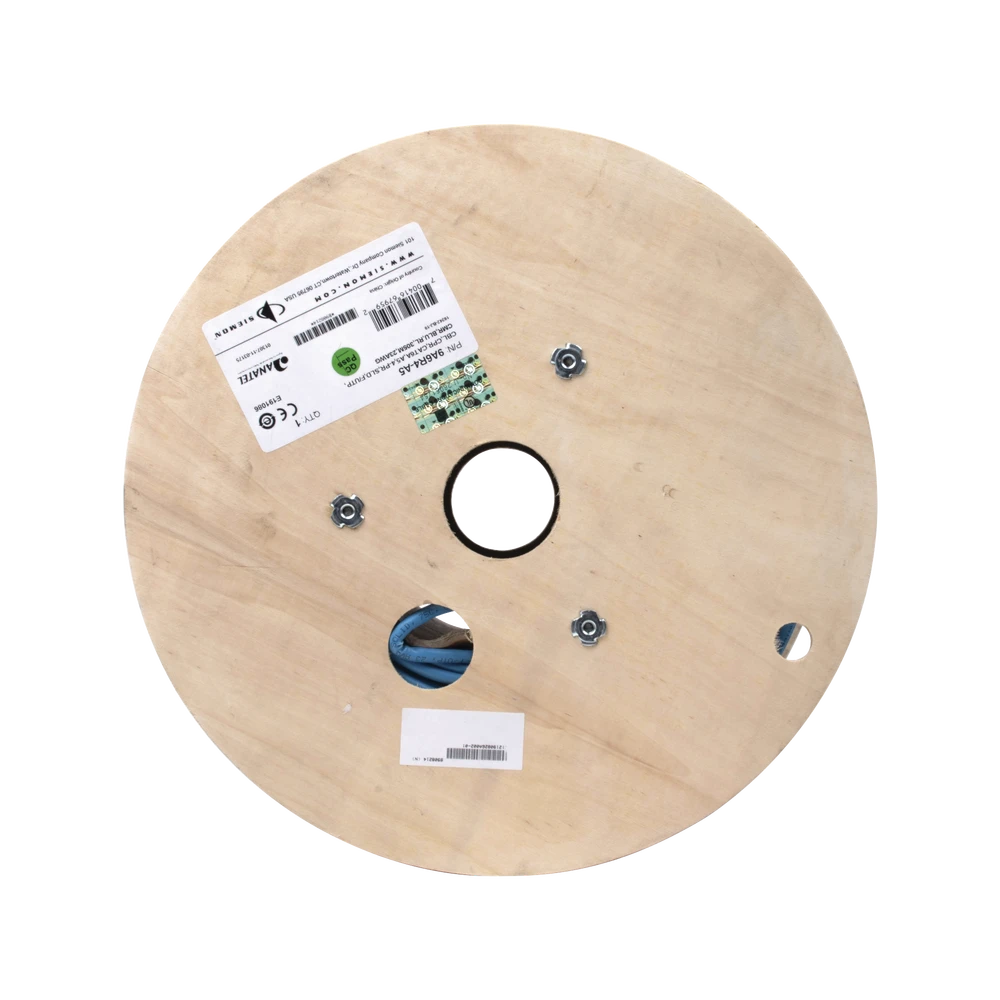 BOBINA DE CABLE BLINDADO F/UTP DE 4 PARES, Z-MAX, CAT6A, SOPORTE DE APLICACIONES 10GBASE-T, CMR (RISER), COLOR AZUL, 305M-Cableado-SIEMON-Bsai Seguridad & Controles