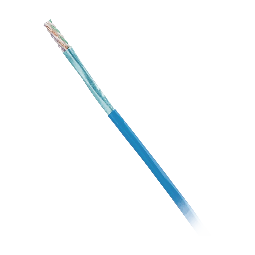 BOBINA DE CABLE BLINDADO F/UTP DE 4 PARES, CAT6, LSZH (LIBRE DE GASES TÓXICOS), COLOR AZUL, 305M-Cableado-PANDUIT-Bsai Seguridad & Controles