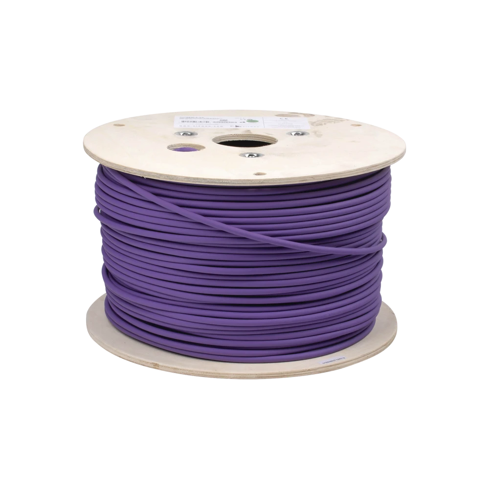BOBINA DE CABLE BLINDADO F/UTP DE 4 PARES, Z-MAX, CAT6A, SOPORTE DE APLICACIONES 10GBASE-T, LS0H (LIBRE DE GASES TOXICOS), COLOR VIOLETA, 305M-Cableado-SIEMON-Bsai Seguridad & Controles