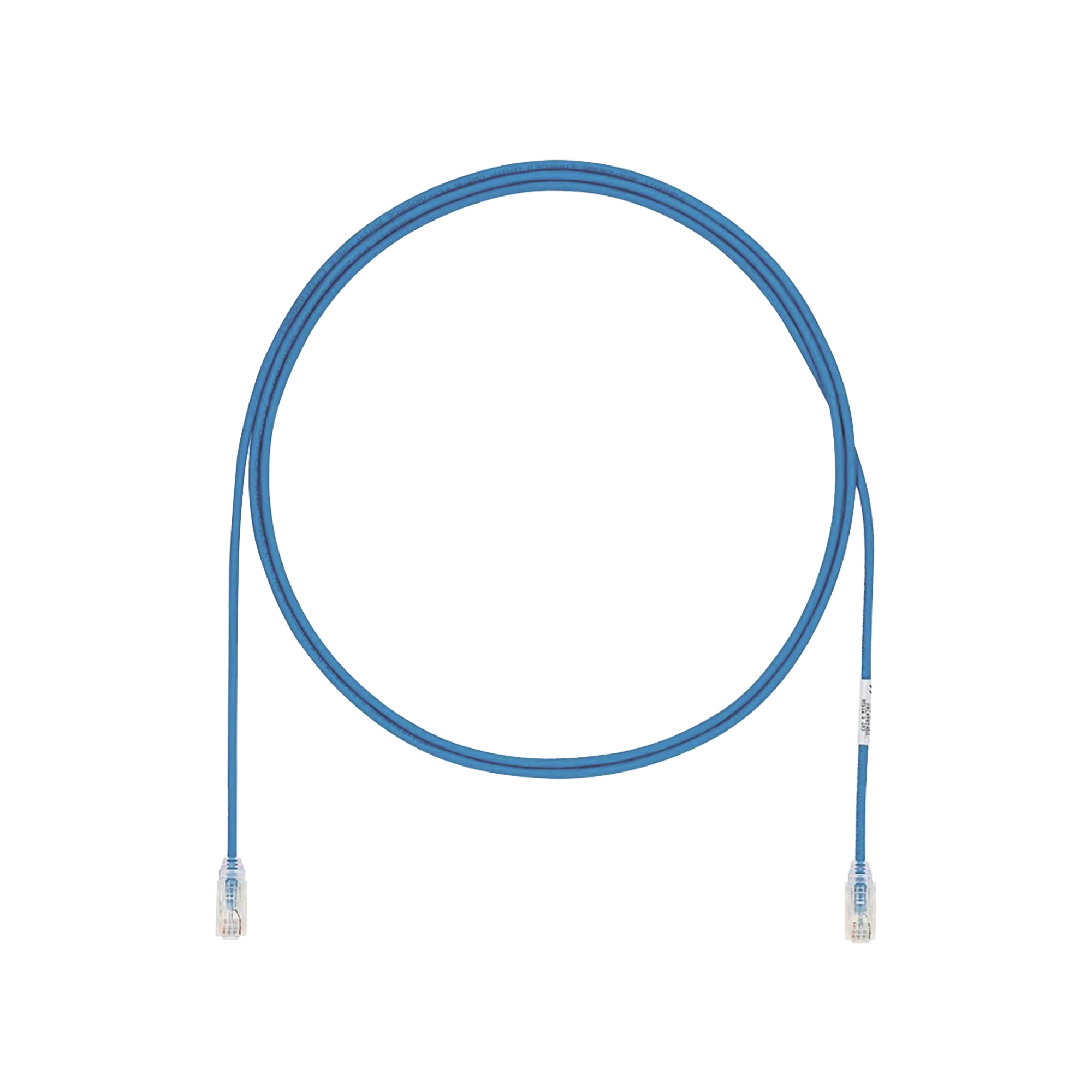 CABLE DE PARCHEO UTP CAT6A, CM/LSZH, DIAMETRO REDUCIDO (28AWG), COLOR AZUL, 3 METROS (9.84 PIES).