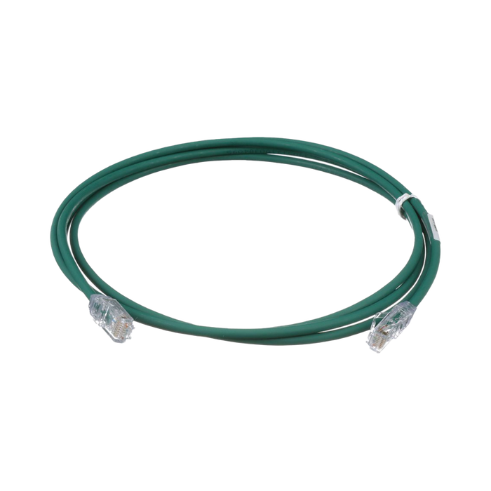 CABLE DE PARCHEO UTP CAT6A, CM/LSZH, DIÁMETRO REDUCIDO (28AWG), COLOR VERDE, 5FT-Cableado de Cobre-PANDUIT-UTP28X5GR-Bsai Seguridad & Controles