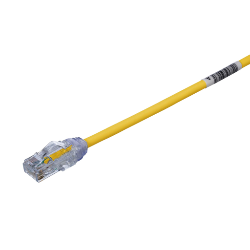 CABLE DE PARCHEO UTP, CAT6A, DIÁMETRO REDUCIDO (28 AWG), CM/LSZH, COLOR AMARILLO, 8IN (20.3CM)-Cableado de Cobre-PANDUIT-UTP28X8INYL-Bsai Seguridad & Controles