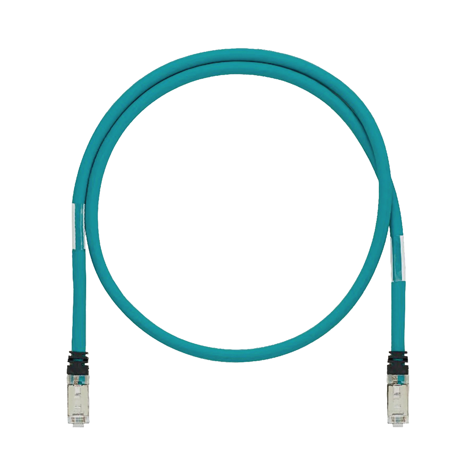 PATCH CORD CAT5E DE GRADO INDUSTRIAL 600V, BLINDADO SF/UTP, CALIBRE 24 AWG, COLOR AQUA, 15M-Cableado-PANDUIT-Bsai Seguridad & Controles