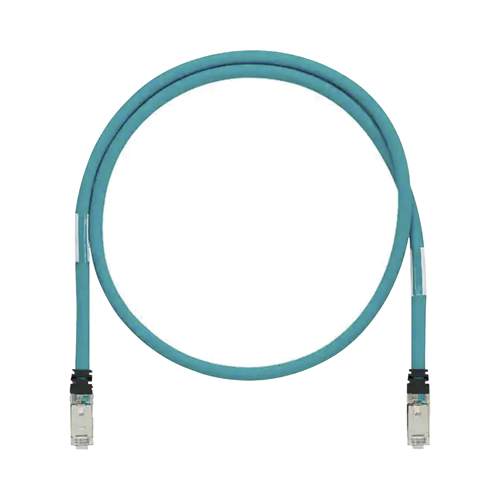 PATCH CORD CAT6A DE GRADO INDUSTRIAL 600V, BLINDADO SF/UTP, CALIBRE 26 AWG, COLOR AQUA, 2.5M-Patch Cords-PANDUIT-Bsai Seguridad & Controles