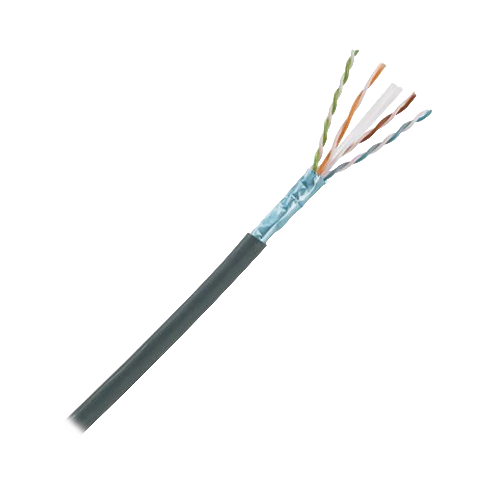 BOBINA DE CABLE PLANTA EXTERNA CON GEL, DE 4 PARES, CAT6A, BLINDADO F/UTP, COLOR NEGRO, 305M-Cableado-PANDUIT-Bsai Seguridad & Controles