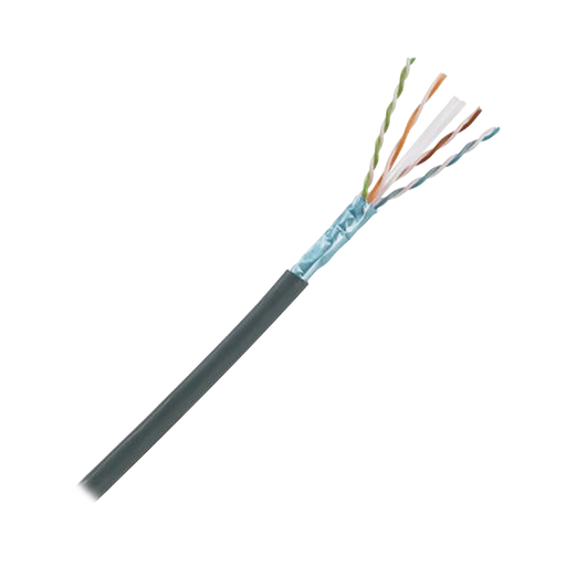 BOBINA DE CABLE PLANTA EXTERNA CON GEL, DE 4 PARES, CAT6A, BLINDADO F/UTP, COLOR NEGRO, 305M-Cableado-PANDUIT-PFO6X04BL-CEG-Bsai Seguridad & Controles