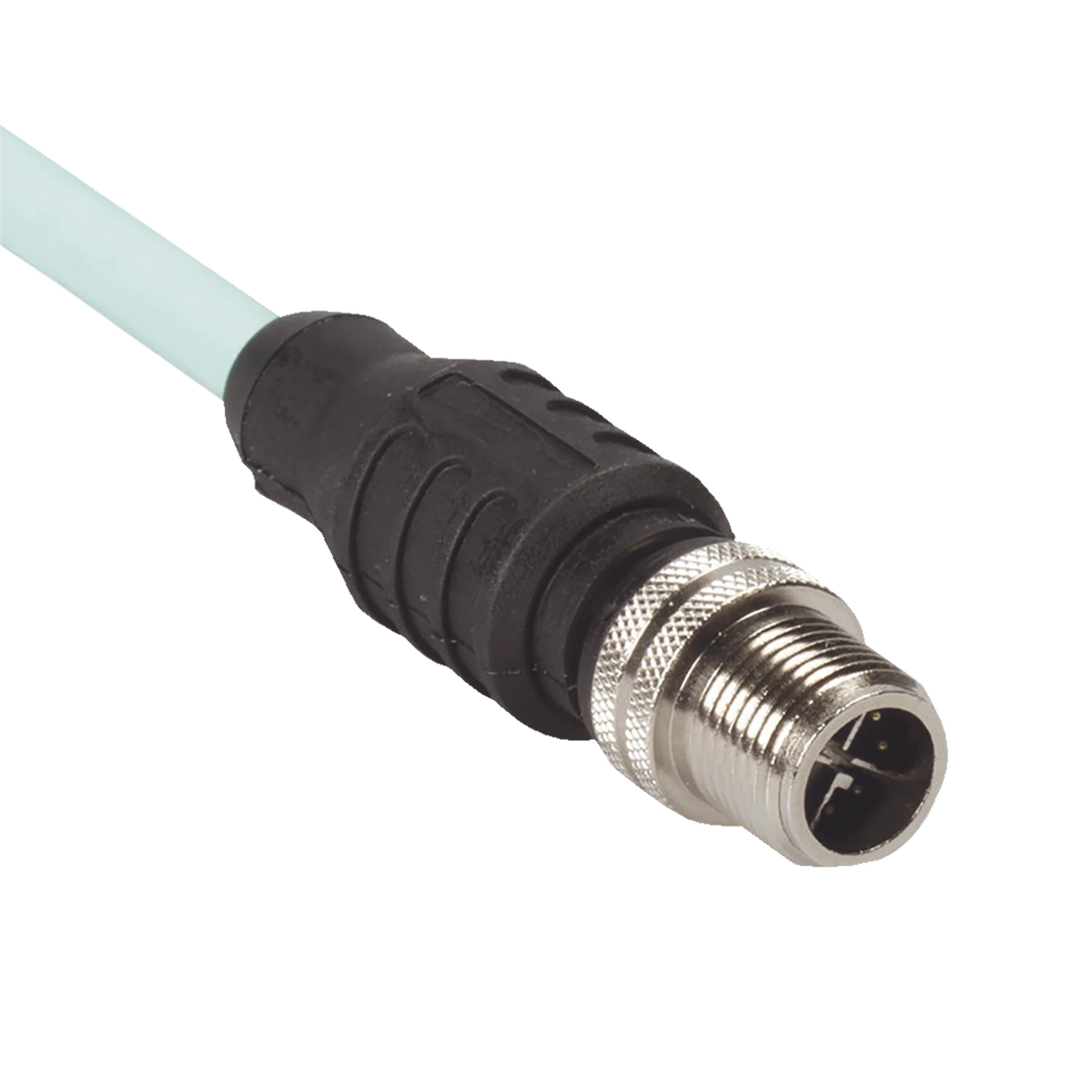 CABLE DE CONEXIÓN INDUSTRIALNET CAT6A, CON CONECTOR RECTO M12 X-CODE MACHO EN AMBOS EXTREMOS, BLINDADO SF/UTP, FORRO TPO, COLOR AZUL CERCETA, 5 METROS-Patch Cords-PANDUIT-Bsai Seguridad & Controles