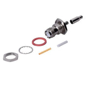 CONECTOR TNC HEMBRA DE MONTAJE EN CHASIS TIPO D PLANO Y ANILLO PLEGABLE PARA RG-174/U, 8216.-Conectores-RF INDUSTRIES,LTD-Bsai Seguridad & Controles