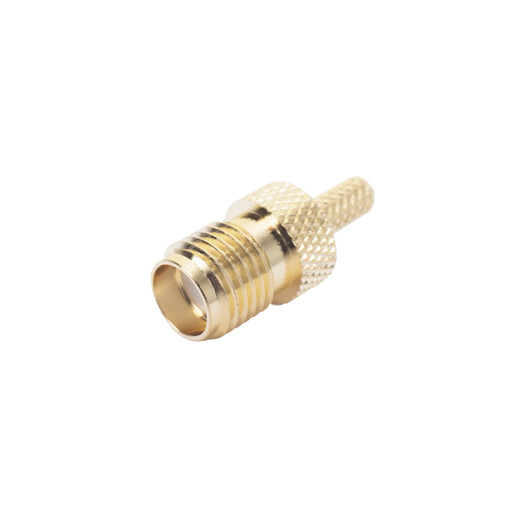 CONECTOR SMA HEMBRA INVERSO DE ANILLO PLEGABLE PARA CABLE RG-174/U, BELDEN 8216.-Conectores-RF INDUSTRIES,LTD-Bsai Seguridad & Controles