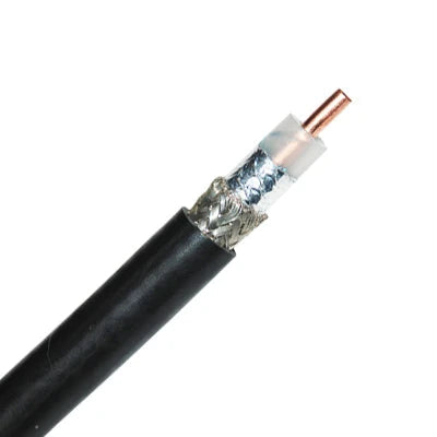 CABLE COAXIAL TIPO RG-8/U, CONDUCTOR CENTRAL DE 2.74 MM EN COBRE SÓLIDO CAL. 10, CON 90% DE BLINDAJE DE MALLA TRENZADA DE COBRE ESTAÑADA + CINTA DUOBOND, AISLAMIENTO DE POLIETILENO SEMI-SÓLIDO, FORRO DE PVC. PRECIO POR METRO-Cableado-BELDEN-Bsai Seguridad & Controles