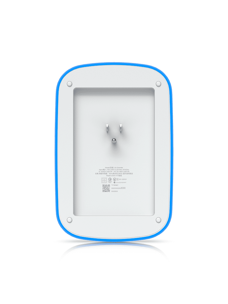 UBIQUITI U6-EXTENDER - EXTENSOR DE RED UNIFI WIFI 6/ CONEXIÓN DIRECTA A CORRIENTE ALTERNA/ CONEXIÓN INALÁMBRICA A TRAVÉS DE WIRELESS UPLINK/ ADMINISTRABLE A TRAVÉS DE UNIFI CONTROLLER/ FRECUENCIA DE COMUNICACIÓN A 2.4GHZ Y 5GHZ #UBI2 #MCI2-Puntos de Acceso-UBIQUITI-Bsai Seguridad & Controles