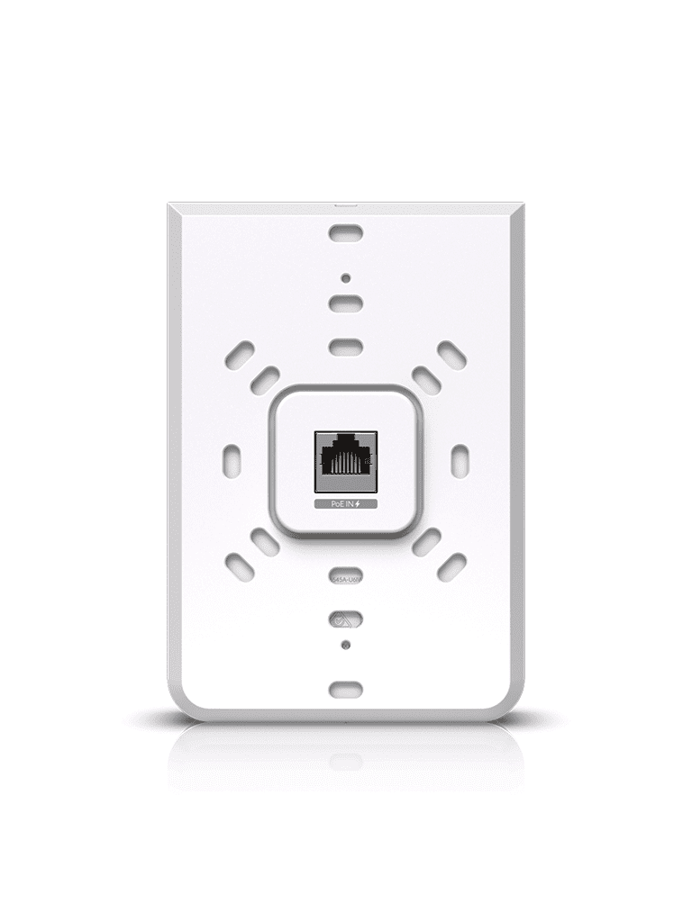UBIQUITI U6-IW - PUNTO DE ACCESO PARA PARED WIFI 6/ FRECUENCIA DE OPERACIÓN 2.4GHZ Y 5GHZ/ CAPACIDAD DE TRANSMISIÓN DE HASTA 5.3GBPS/ 4 PUERTOS SECUNDARIOS RJ-45-Puntos de Acceso-UBIQUITI-Bsai Seguridad & Controles