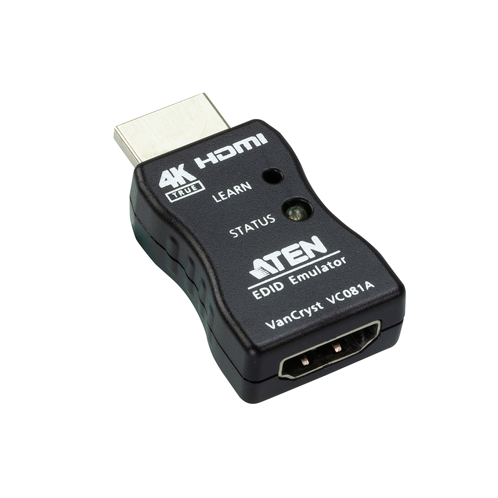 ADAPTADOR DE EMULADOR DE EDID | HDMI 4K REAL | ELIMINA PROBLEMAS DE COMUNICACIÓN DEBIDO A FALLO DE SINCRONIZACIÓN DE DATOS EDID-ProAV-ATEN-Bsai Seguridad & Controles