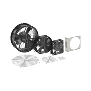 VENTILADOR AXIAL COMPACTO, DE 4 PULGADAS, 49 CFM, 115 VCA, DE ACERO, COLOR NEGRO-Racks y Gabinetes-HOFFMAN-Bsai Seguridad & Controles