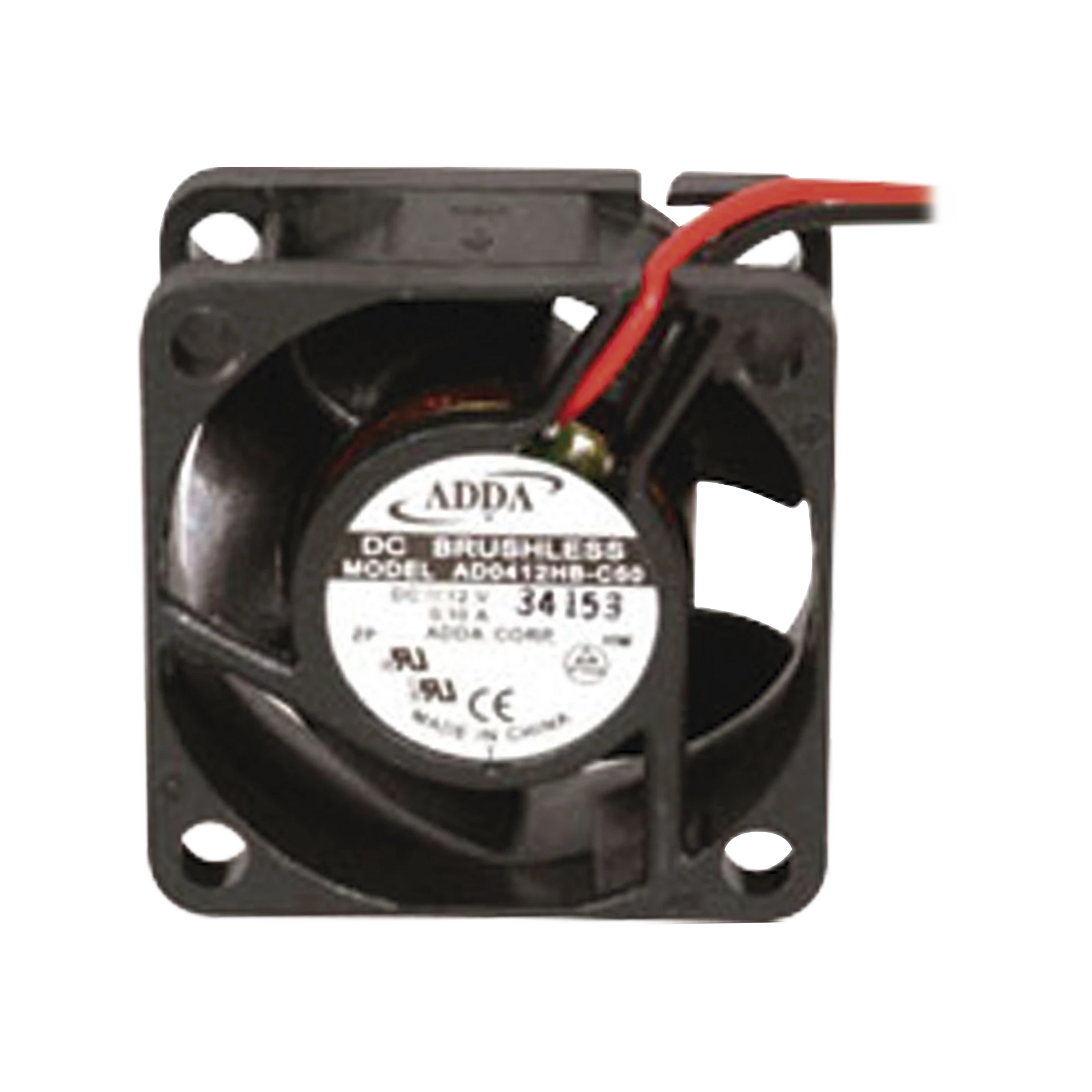 VENTILADOR AXIAL, SIN ESCOBILLAS DE 40 X 40 X 20 MM, RODAMIENTO DE BALEROS, CABLES DE 30 CM, 12 VCD, 100 MA, 8.8 CFM.-Refacciones-SYSCOM-Bsai Seguridad & Controles