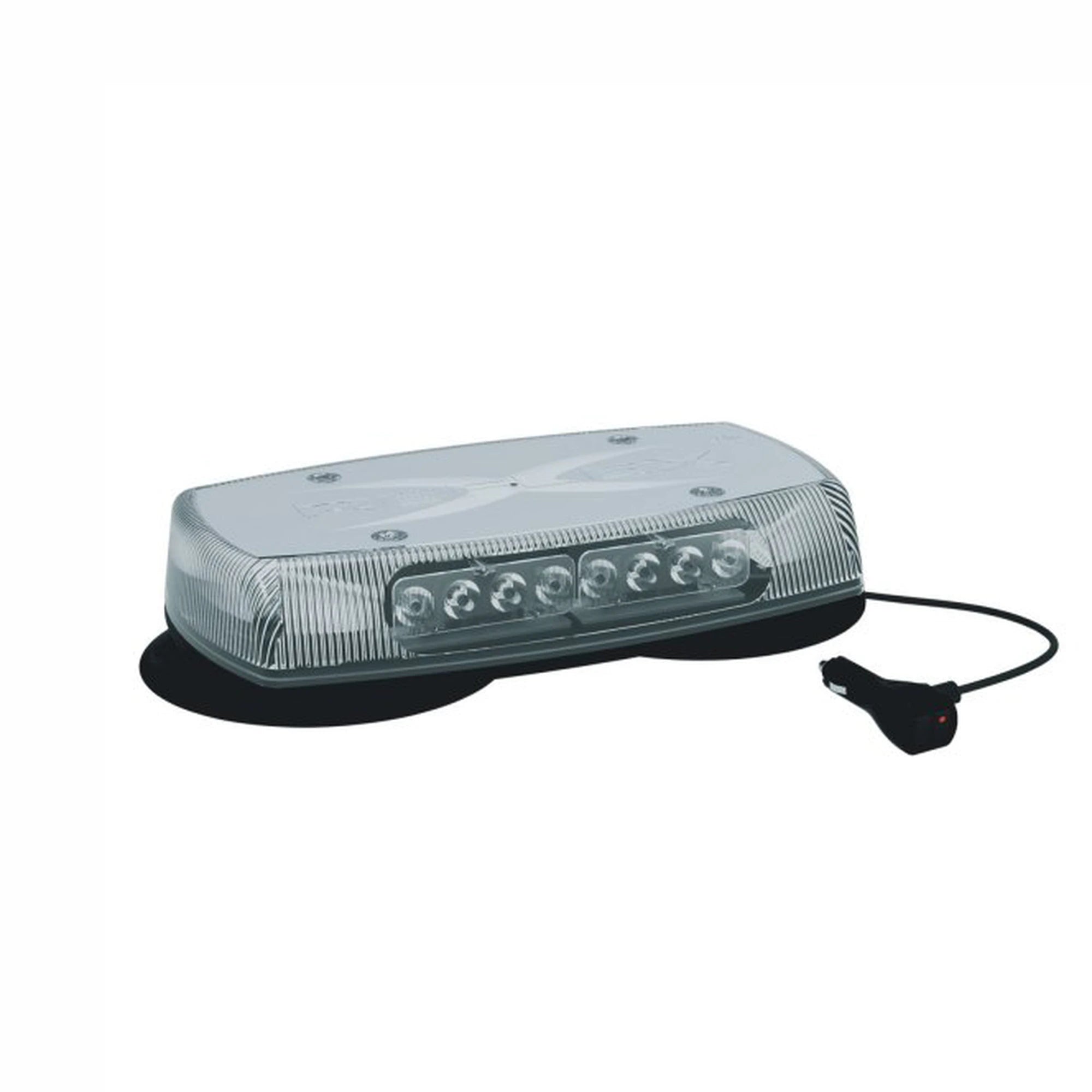 MINI BARRA DE LUCES ULTRA BRILLANTE, COLOR DOMO CLARO, LED ÁMBAR/VERDE, IDEAL PARA SEGURIDAD PRIVADA-Torretas-ECCO-Bsai Seguridad & Controles