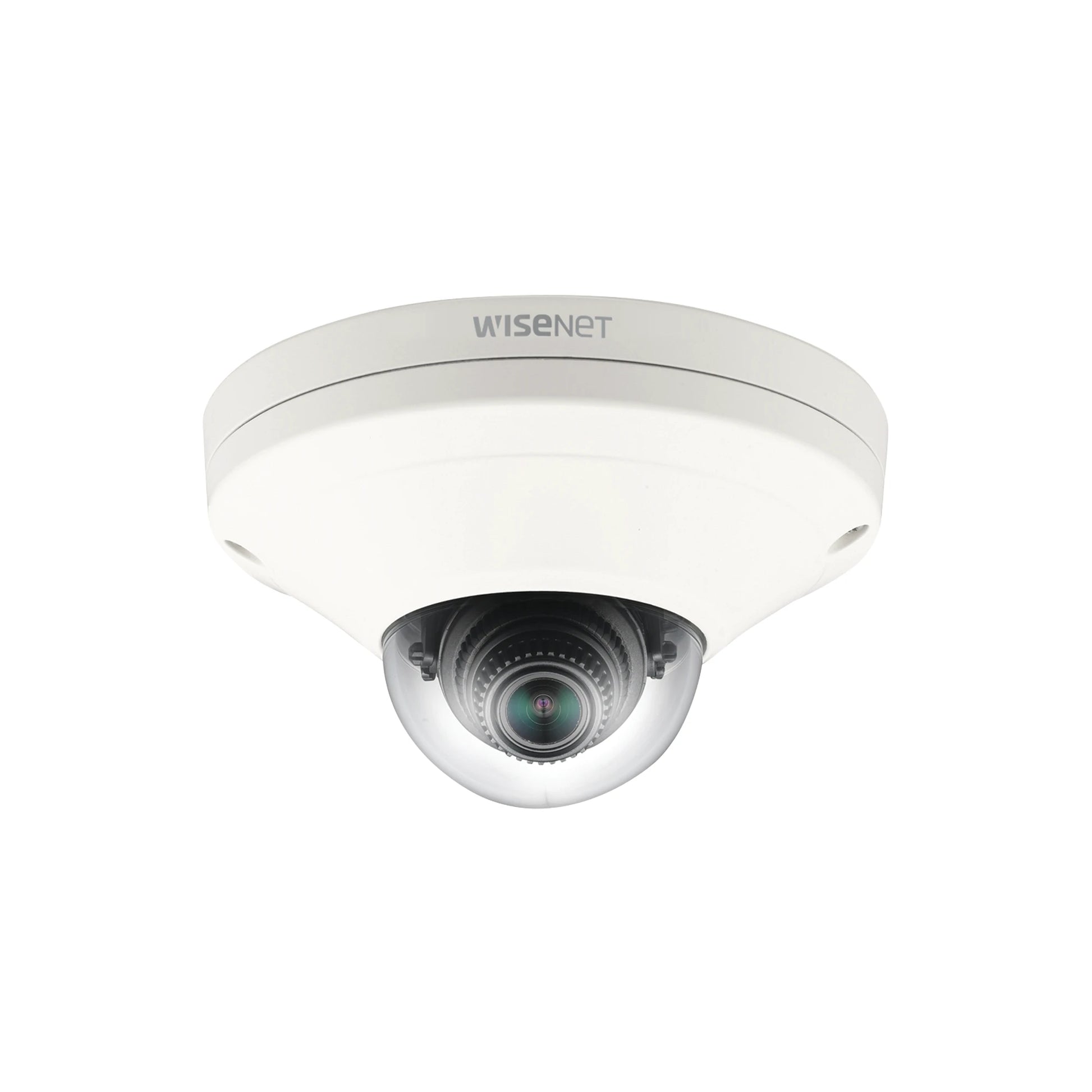 CÁMARA IP MINI DOMO EXTERIOR ANTIVANDÁLICO 2MP / LENTE 2.8MM / WDR 150DB / H.265 & WISESTREAM / CONTEO DE PERSONAS / VIDEO ANALÍTICOS AVANZADOS-Cámaras IP-HANWHA TECHWIN WISENET-Bsai Seguridad & Controles