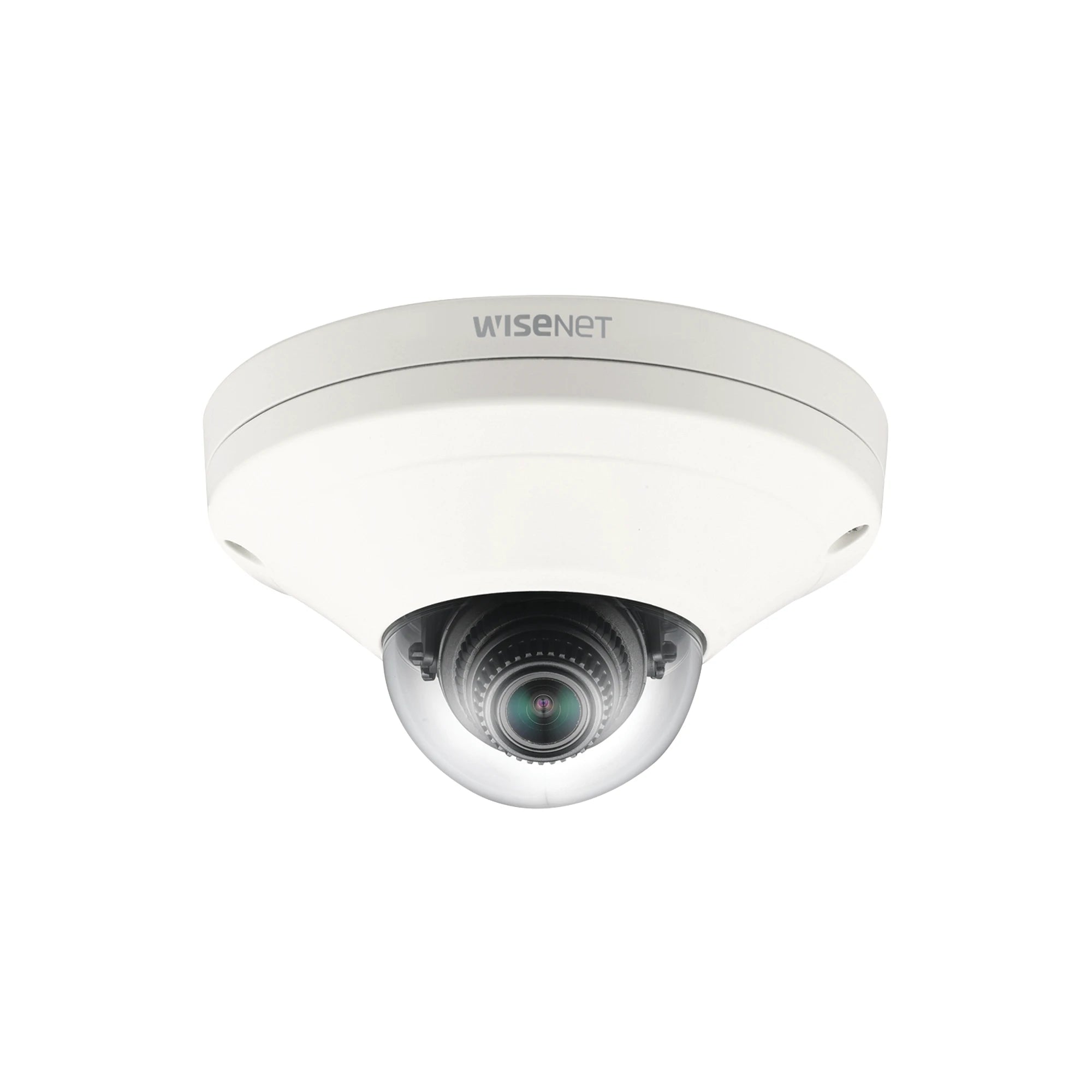 CÁMARA IP MINI DOMO EXTERIOR ANTIVANDÁLICO 2MP / LENTE 2.8MM / WDR 150DB / H.265 & WISESTREAM / CONTEO DE PERSONAS / VIDEO ANALÍTICOS AVANZADOS-Cámaras IP-HANWHA TECHWIN WISENET-Bsai Seguridad & Controles