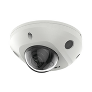 MINI DOMO IP 4 MEGAPIXEL / LENTE 2.8 MM / 15 MTS IR EXIR / MICRÓFONO INTEGRADO / EXTERIOR IP66 / IK08 / POE / AUDIO Y ALARMAS / H.265+ / VIDEOANALITICOS INTEGRADOS-Cámaras IP-HIKVISION-Bsai Seguridad & Controles