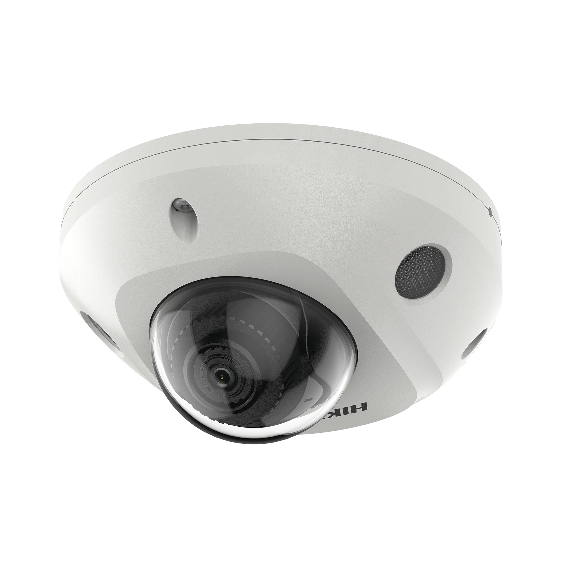 MINI DOMO IP 4 MEGAPIXEL / LENTE 2.8 MM / 15 MTS IR EXIR / MICRÓFONO INTEGRADO / EXTERIOR IP66 / IK08 / POE / AUDIO Y ALARMAS / H.265+ / VIDEOANALITICOS INTEGRADOS-Cámaras IP-HIKVISION-Bsai Seguridad & Controles
