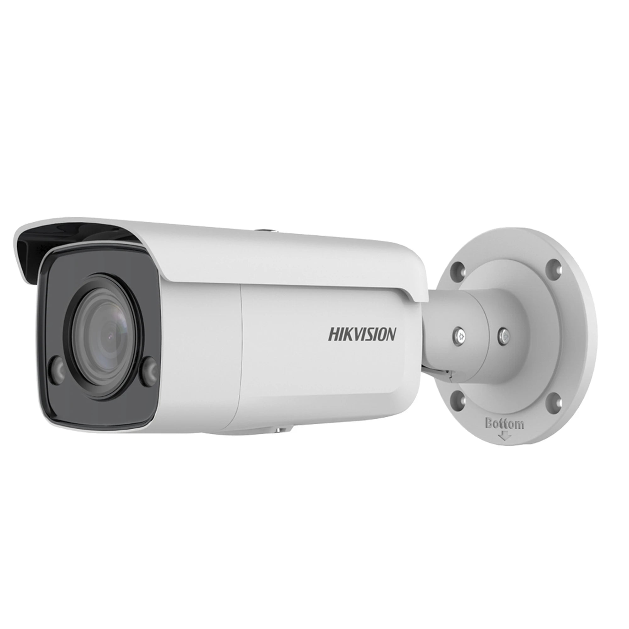 BALA IP 4 MEGAPIXEL / IMAGEN A COLOR 24/7 / POE / LENTE 4 MM / LUZ BLANCA 60 MTS / EXTERIOR IP67 / WDR 130 DB / CAPTURA FACIAL / VIDEOANALITICOS (FILTRO DE FALSAS ALARMAS)-Cámaras IP-HIKVISION-Bsai Seguridad & Controles