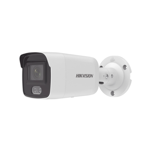 BULLET IP 4 MEGAPIXEL / IMAGEN A COLOR 24/7 / LENTE 2.8 MM / LUZ BLANCA 40 MTS / MICRÓFONO INTEGRADO / WDR 130 DB / EXTERIOR IP67 / CAPTURA FACIAL / VIDEOANALITICOS (FILTRO DE FALSAS ALARMAS)-Cámaras IP-HIKVISION-Bsai Seguridad & Controles