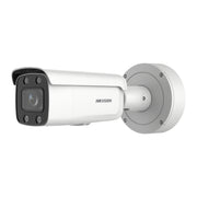 BULLET IP 4 MEGAPIXEL / IMAGEN A COLOR 24/7 / LENTE 3.6 - 9 MM / LUZ BLANCA 60 MTS / WDR 130 DB / EXTERIOR IP67 / CAPTURA FACIAL / VIDEOANALITICOS (FILTRO DE FALSAS ALARMAS)-Cámaras IP-HIKVISION-Bsai Seguridad & Controles