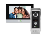 VIDEOPORTERO ANALOGO ZKTECO MODELO VK07-C51 CONFORMADO POR UNA PANTALLA PARA INTERIOR DE 7 PULGADAS PERMITE CONTESTAR O ABRIR UNA CHAPA, INCLUYE UN FRENTE DE CALLE PARA EXTERIOR GRADO DE PROTECCION IP65 CON CAMARA DE 2MP COMUNICACION CABLEADA A 4 HILOS...-Videoportero-ZKTECO-KIT VK07-C51L-Bsai Seguridad & Controles