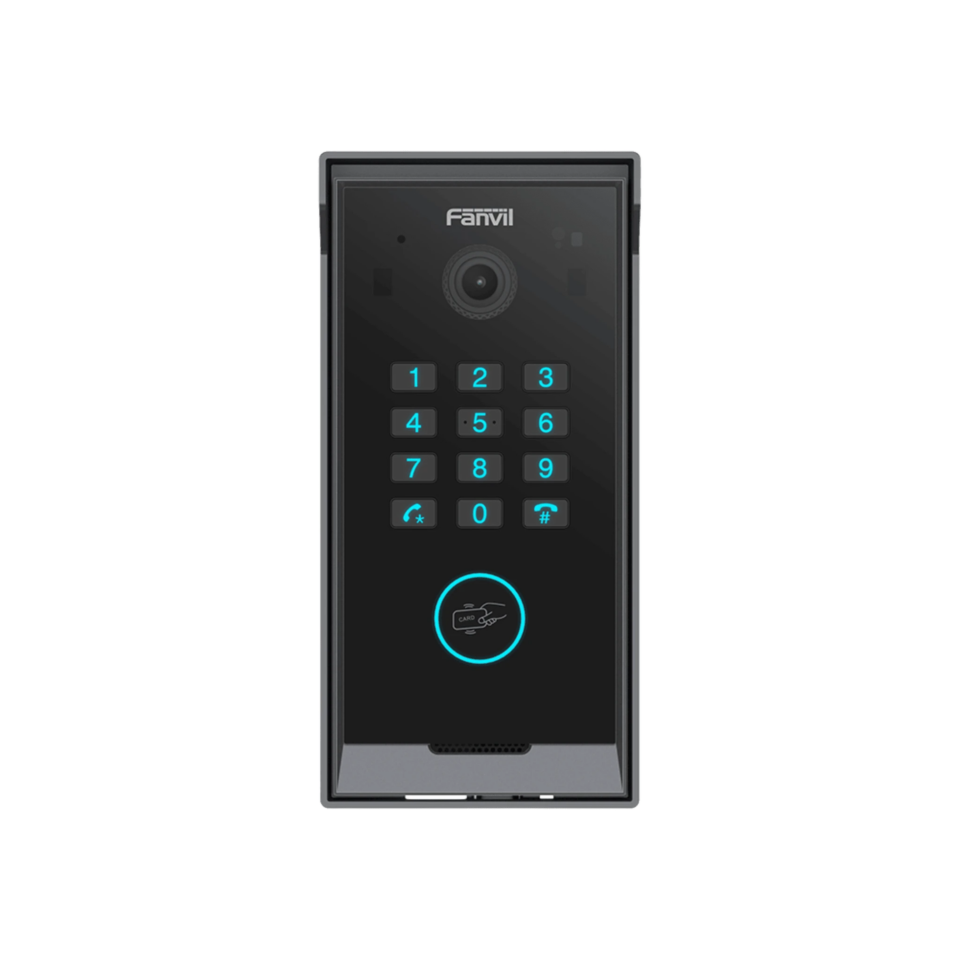 VIDEOPORTERO SLIM IP SIP IP66, ONVIF, TECLADO NUMERICO, BLE. LECTOR TARJETAS IC-VoIP - Telefonía IP - Videoconferencia-FANVIL-I60K-Bsai Seguridad & Controles