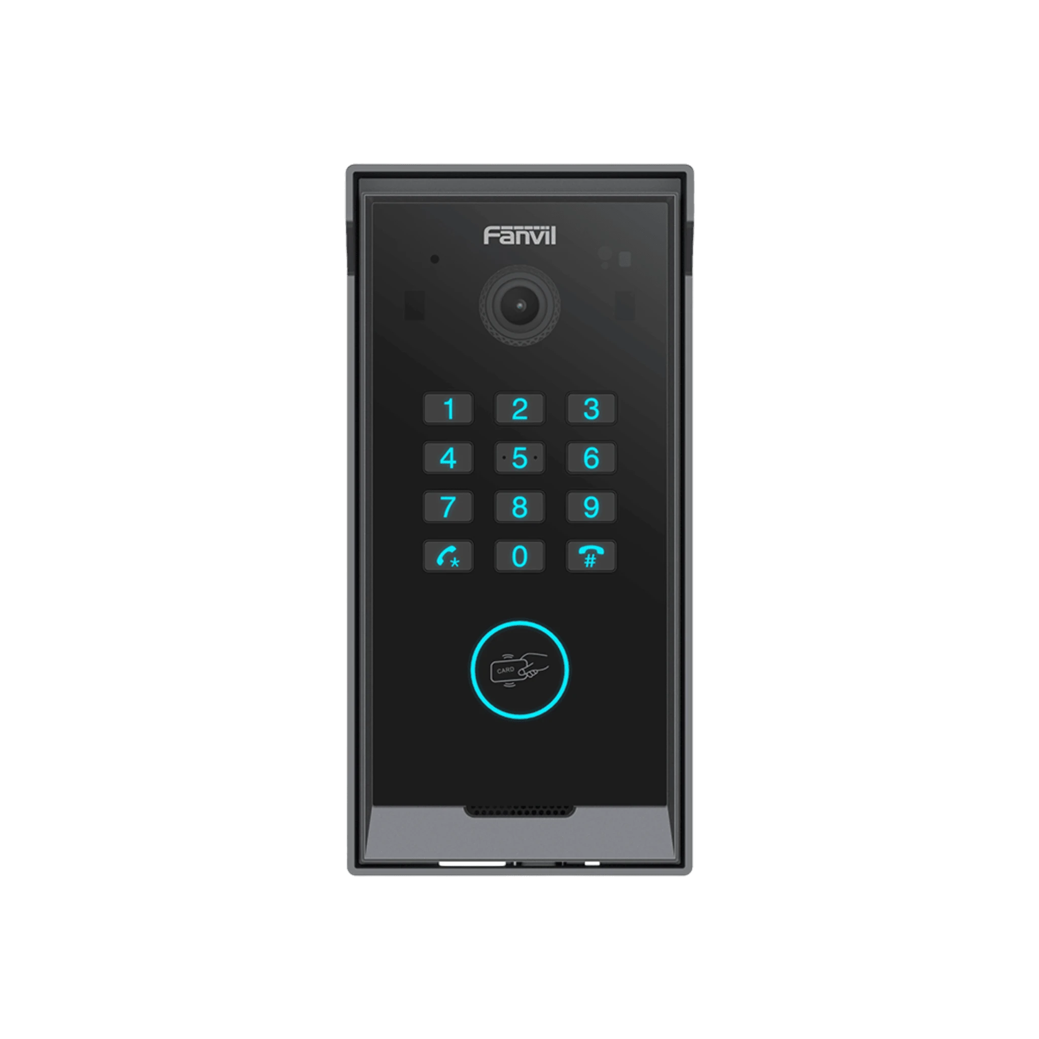 VIDEOPORTERO SLIM IP SIP IP66, ONVIF, TECLADO NUMERICO, BLE. LECTOR TARJETAS IC-VoIP - Telefonía IP - Videoconferencia-FANVIL-I60K-Bsai Seguridad & Controles