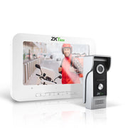 VIDEOPORTERO VDPO3-B3 KIT ZKTECO MONITOR Y FRETE DE CALLE CONEXIÓN A 4 HILOS MONITOR DE 7 PULGADAS Y FRENTE DE CALLE CON PROTECCION CONTRA AGUA E IMPACTOS PERMITE ABRIR UNA PUERTA -Videoportero-ZKTECO-Bsai Seguridad & Controles