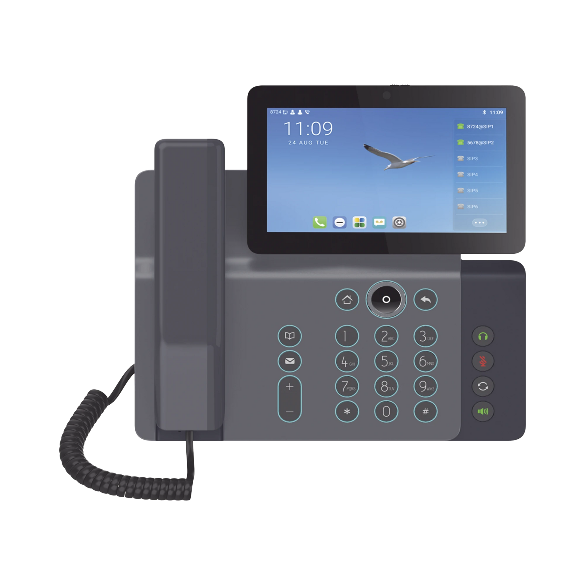 VIDEOTELÉFONO IP INTELIGENTE INSIGNIA, ANDROID 9.0, 20 LÍNEAS SIP, PANTALLA A COLOR 7" AJUSTABLE, TECLADO DE ILUMINACIÓN CONFIGURABLE, POE, CONFERENCIA LOCAL DE 10 VÍAS.-VoIP - Telefonía IP - Videoconferencia-FANVIL-Bsai Seguridad & Controles