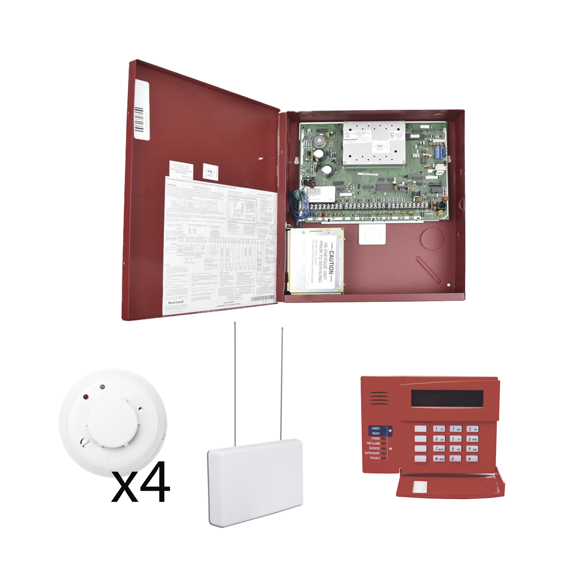 KIT INALAMBRICO DE DETECCION DE INCENDIO VISTA