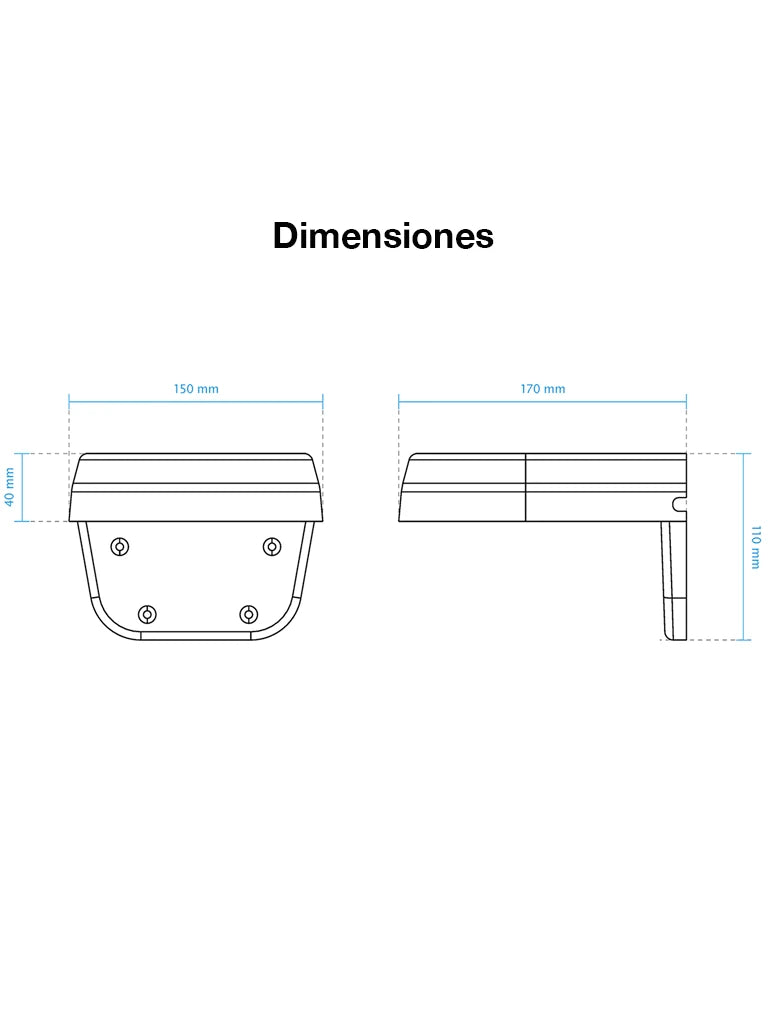VIVOTEK AM-21A - SOPORTE DE PARED TIPO L DE EXTERIOR PARA CÁMARAS TIPO DOMO VIVOTEK-Soporte y Montaje-VIVOTEK-VIA124012-Bsai Seguridad & Controles