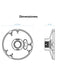 VIVOTEK AM-528_V01 - BASE DE MONTAJE DE EXTERIOR PARA CAMARAS DOMO-Soporte y Montaje-VIVOTEK-VIA045002-Bsai Seguridad & Controles