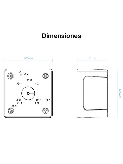 VIVOTEK AM-71C - CAJA DE CONEXIONES DE EXTERIOR PARA CAMARAS DOMO Y BULLET, IP66, COLOR BLANCO, MATERIAL ALEACION DE ALUMINIO-Soporte y Montaje-VIVOTEK-VIV084013-Bsai Seguridad & Controles