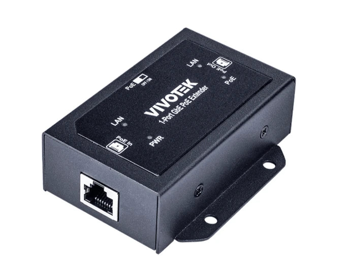 VIVOTEK AP-GXC-0100 - EXTENSOR POE 1 PUERTO GIGABIT ETHERNET PARA INTERIOR, HASTA 68W, HASTA 300M EN CONEXIÓN ESCALADA DE 2 UNIDADES, NDAA-Extensores PoE-VIVOTEK-VIV2340006-Bsai Seguridad & Controles
