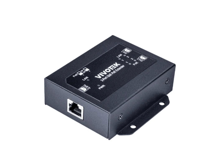 VIVOTEK AP-GXC-0200 - EXTENSOR POE 2 PUERTOS GIGABIT ETHERNET PARA INTERIOR, HASTA 68W, HASTA 300M EN CONEXIÓN ESCALADA DE 2 UNIDADES, NDAA-Extensores PoE-VIVOTEK-Bsai Seguridad & Controles
