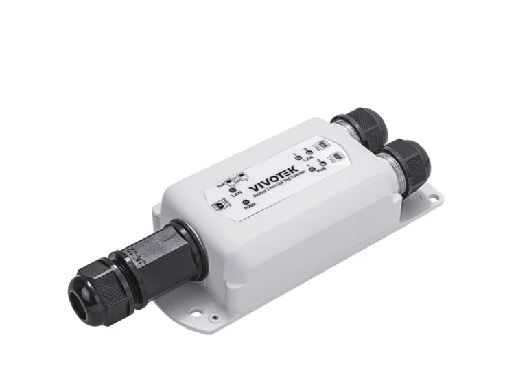 VIVOTEK AP-GXC-0250 - EXTENSOR POE PARA EXTERIOR, 2 PUERTOS GIGABIT GE, CONEXION EN CASCADA HASTA 300 MTS, SALIDA POE HASTA 68W, IP67, IK10-Extensores PoE-VIVOTEK-Bsai Seguridad & Controles