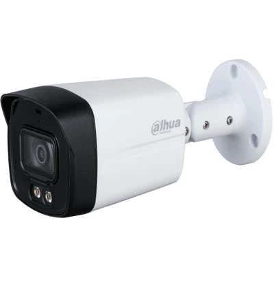 DAHUA HAC-HFW1239TLMN-IL-A - CAMARA BULLET DE 2 MEGAPIXELES/ ILUMINADOR DUAL INTELIGENTE + FULL COLOR/ LENTE DE 2.8 MM/ 107 GRADOS DE APERTURA/ MICROFONO INTEGRADO/ 40 METROS DE ILUMINACIÓN IR Y VISIBLE/ WDR REAL DE 130 DB/ IP67/ #VOLDH-Bullet-DAHUA-Bsai Seguridad & Controles