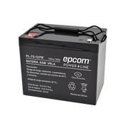 BATERÍA DE CICLO PROFUNDO AGM/VRLA 12VCC; 75 AH, UL, CON RETARDO A LA FLAMA-Baterías-EPCOM POWERLINE-Bsai Seguridad & Controles
