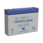 BATERÍA 12V, 2.8AH, PARA RESPALDO, TECNOLOGÍAS AGM/VRLA, 5 AÑOS VIDA ÚTIL, TERMINALES F1, RECONOCIDA UL-Fuentes de Alimentación-POWER SONIC-Bsai Seguridad & Controles