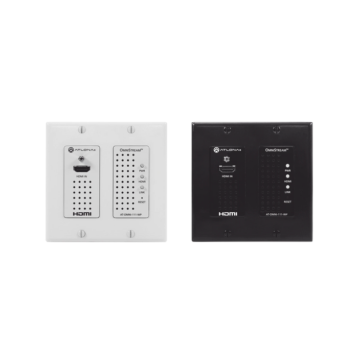 WALL PLATE SINGLE CHANNEL OMNISTREAM AV OVER IP ENCODER-VoIP - Telefonía IP - Videoconferencia-ATLONA-AT-OMNI-111-WP-Bsai Seguridad & Controles