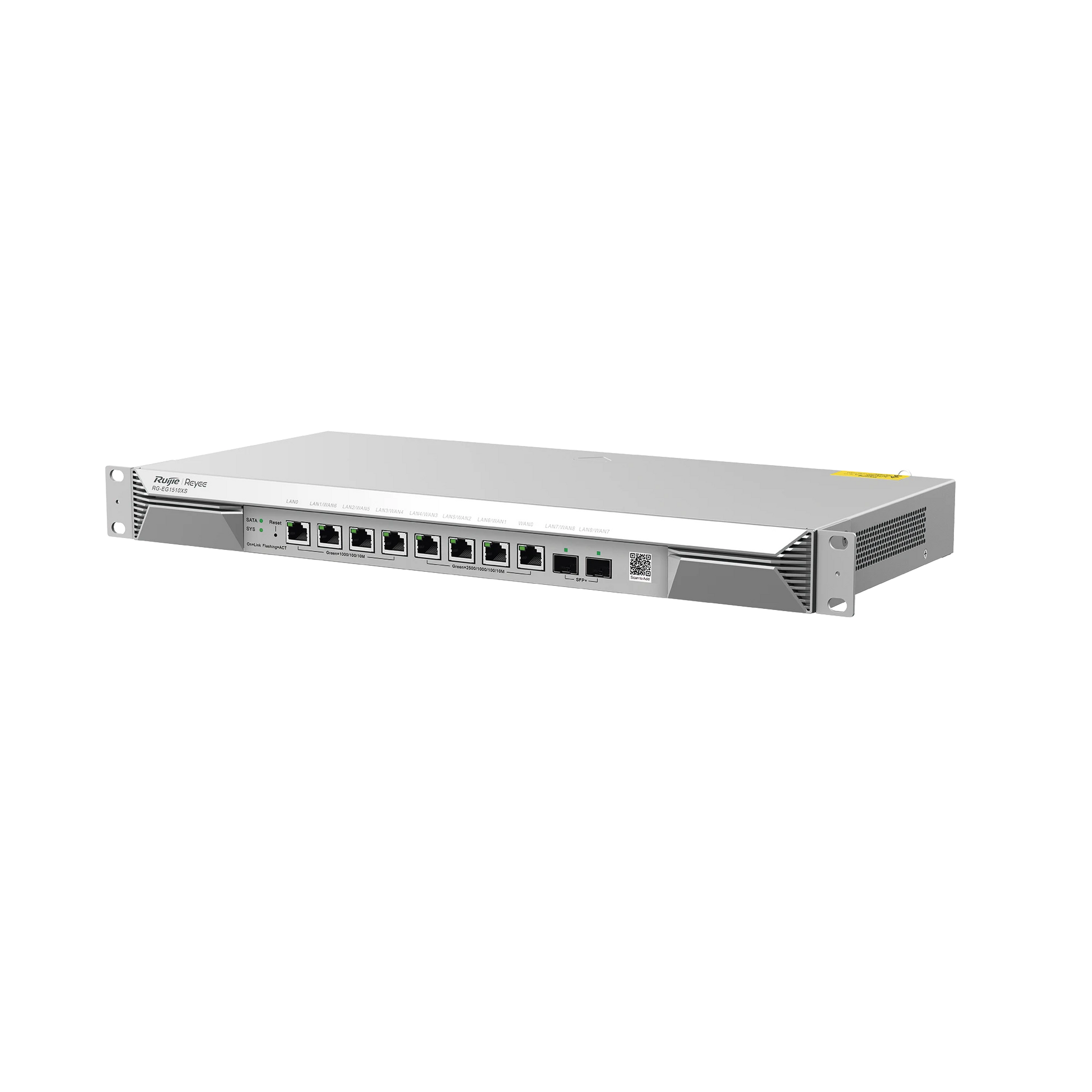 ROUTER ADMINISTRABLE , 1 PUERTOS LAN , 6 PUERTOS LAN/WAN MULTI-GIGABIT, 2 SFP+ LAN/WAN,1 PUERTO WAN MULTI-GIGABIT, HASTA 1500 CLIENTES .-Networking-RUIJIE-Bsai Seguridad & Controles