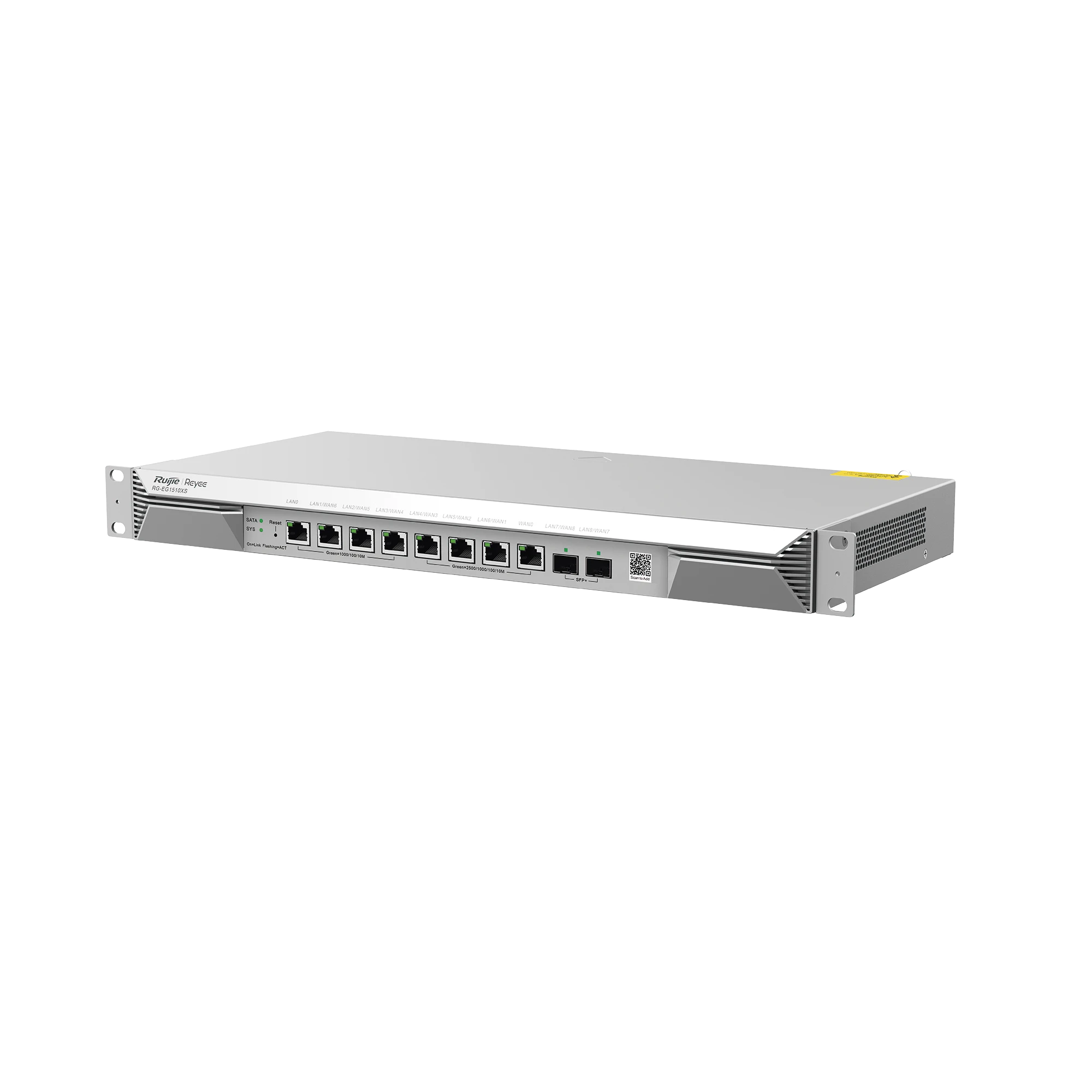 ROUTER ADMINISTRABLE , 1 PUERTOS LAN , 6 PUERTOS LAN/WAN MULTI-GIGABIT, 2 SFP+ LAN/WAN,1 PUERTO WAN MULTI-GIGABIT, HASTA 1500 CLIENTES .-Networking-RUIJIE-Bsai Seguridad & Controles