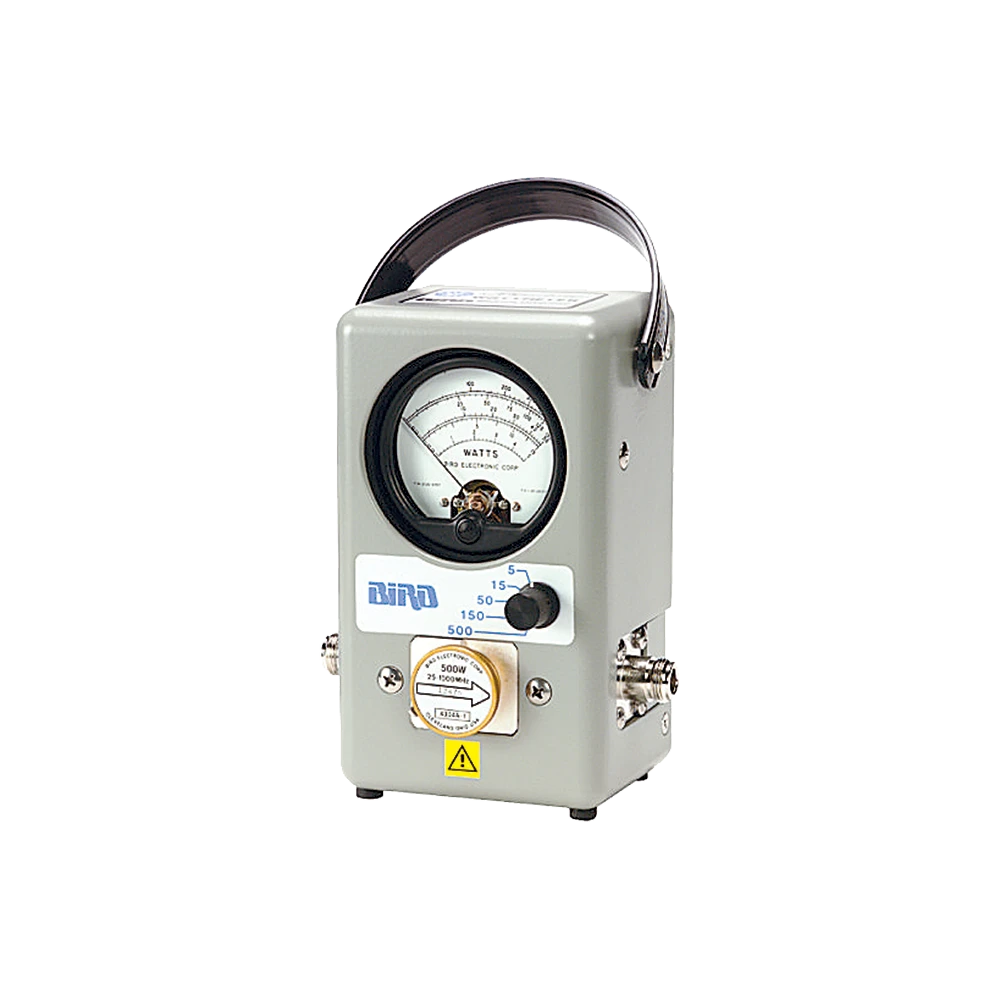 WATTMETRO DIRECCIONAL THRUELINE DE BANDA ANCHA CON ELEMENTO FIJO DE 25-1000 MHZ, 5-500 WATT .-Equipo de Laboratorio-BIRD TECHNOLOGIES-Bsai Seguridad & Controles
