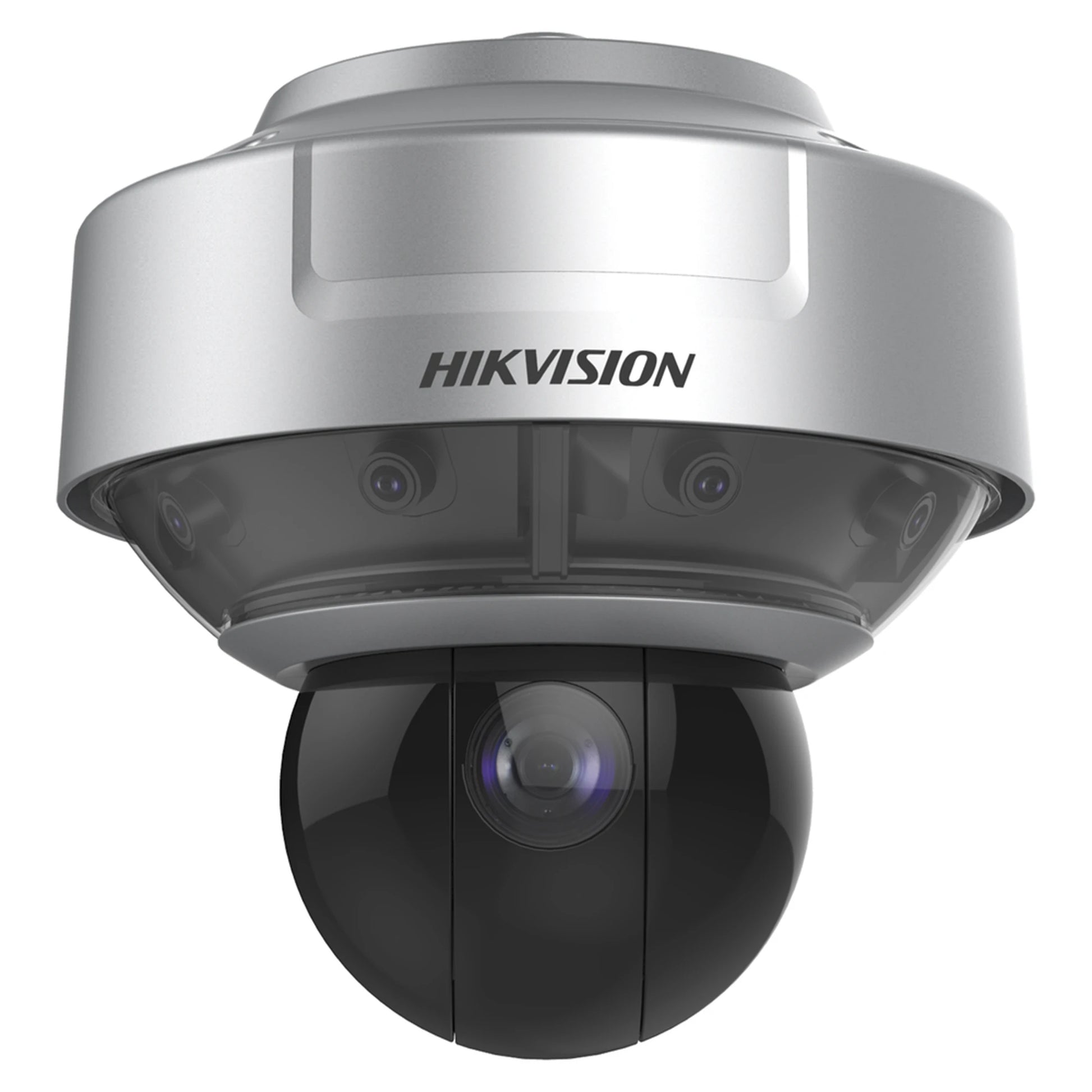 PANOVU SERIES / VISTA PANORÁMICA 360º/ 8 LENTES DE 4 MEGAPIXEL + PTZ 4 MEGAPIXEL DE 40X ZOOM / POSICIONAMIENTO 3D / IP66 / IK10 / WDR 120 DB-Cámaras IP-HIKVISION-Bsai Seguridad & Controles