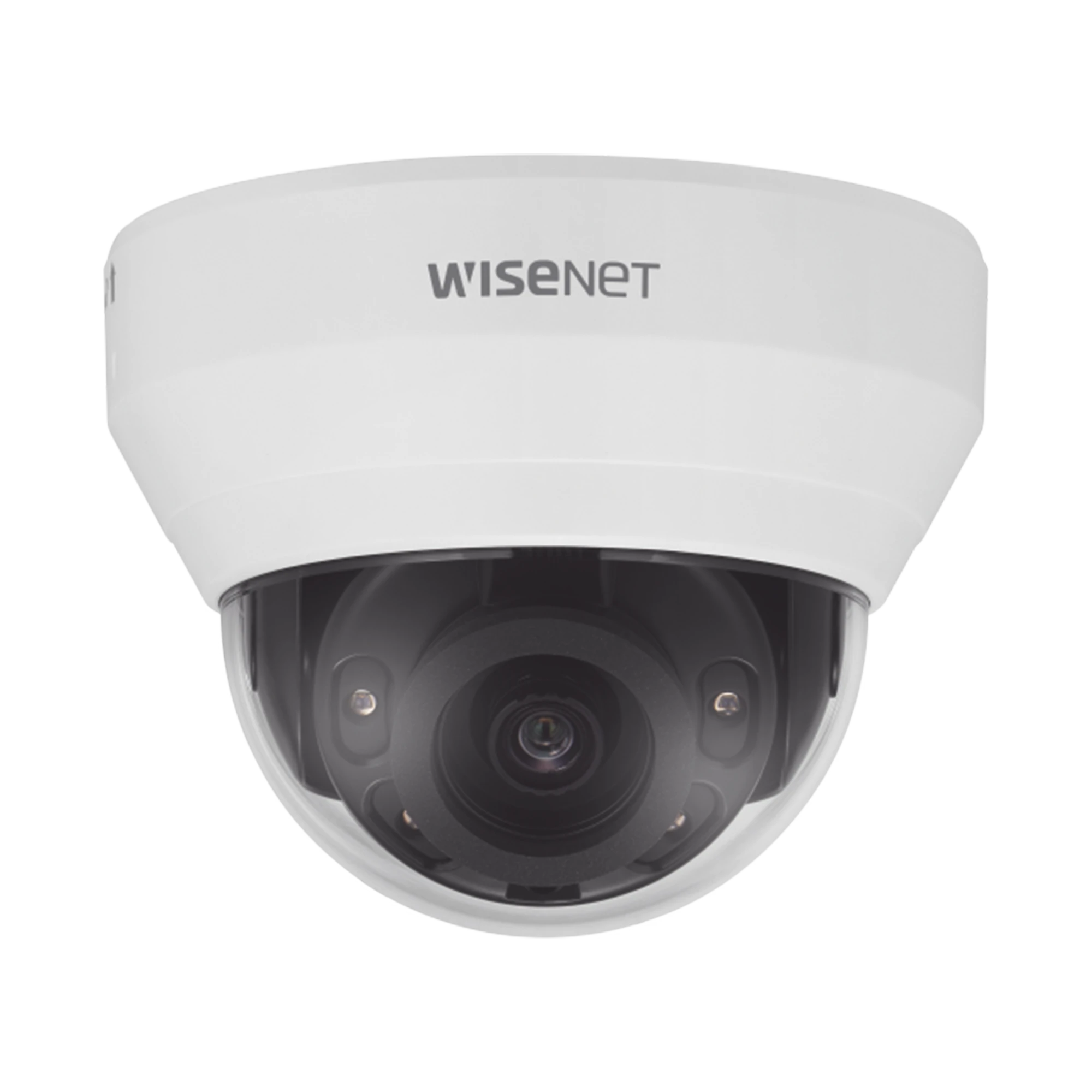CÁMARA IP TIPO DOMO INTERIOR 2 MEGAPÍXEL / LENTE 3 MM / IR 20M / WDR 120DB-Cámaras IP-Hanwha Techwin Wisenet-Bsai Seguridad & Controles