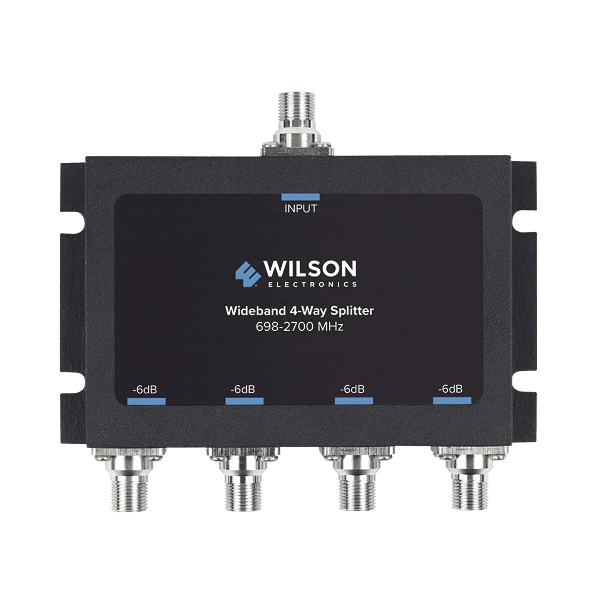 DIVISOR DE POTENCIA DE 4 VÍAS PARA LA DISTRIBUCIÓN DE SEÑAL A DOS ANTENAS DE SERVICIO | 6 DB DE PÉRDIDA POR PUERTO | CONECTORES F HEMBRA-Antenas-WILSONPRO / WEBOOST-Bsai Seguridad & Controles