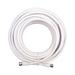 JUMPER COAXIAL CON CABLE TIPO RG-6 EN COLOR BLANCO DE 15.24 METROS DE LONGITUD Y CONECTORES F MACHO EN AMBOS EXTREMOS. 75 OHM DE IMPEDANCIA.-Cableado-WILSONPRO / WEBOOST-Bsai Seguridad & Controles